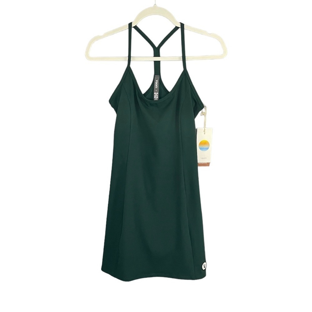 Vuori One Shot Tennis Dress Grass Green NWT